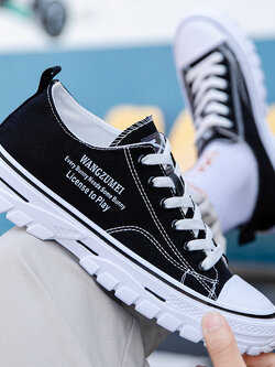 รองเท้าผ้าใบผู้ชายใส่สบาย รองเท้าผ้าใบชาย ใส่เที่ยว มีขนาด39-44