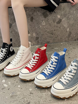 รองเท้าผ้าใบผู้หญิง ใส่สบาย รองเท้าผ้าใบใส่เที่ยวผู้หญิง มีSIZE 35 36 37 38 39 40