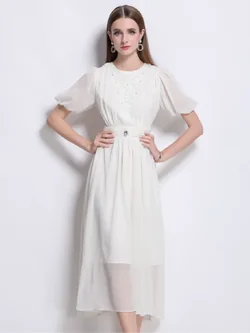 ชุดเดรสยาวสวยๆ ชุดกระโปรงยาว ชุดเดรสยาว ชุดแซกยาว มีขนาด S M L XL สนใจทักแชท