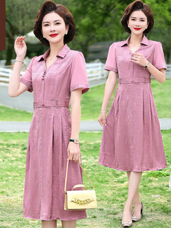 เสื้อผ้าผู้สูงอายุหญิง แฟชั่น เสื้อผ้าผู้หญิงวัย 60 มีขนาด XL-4XL