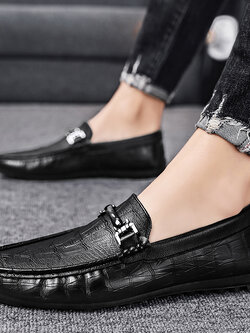 รองเท้าหนังผู้ชาย มีไซส์39-44 รองเท้าโลฟเฟอร์ชาย Slip-On Shoes มีขนาด39-44