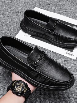 รองเท้าหนังผู้ชาย มีไซส์39-44 รองเท้าโลฟเฟอร์ชาย Slip-On Shoes มีขนาด39-44