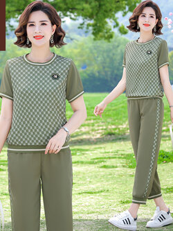 เสื้อผ้าผู้สูงอายุหญิง แฟชั่น เสื้อผ้าผู้หญิงวัย 60 มีขนาด XL-4XL