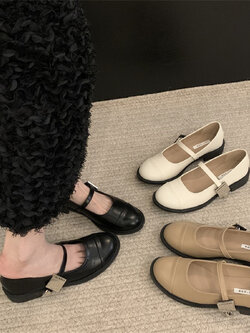 รองเท้าคัทชูผู้หญิงส้นเตี้ย ใส่สบาย มีขนาด35-43