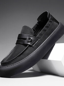 รองเท้าหนังผู้ชาย มีไซส์39-44 รองเท้าโลฟเฟอร์ชาย Slip-On Shoes มีขนาด39-44