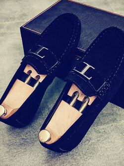 รองเท้าหนังผู้ชาย มีไซส์39-44 รองเท้าโลฟเฟอร์ชาย Slip-On Shoes มีขนาด39-44