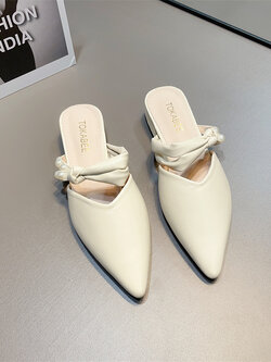 รองเท้าคัทชูผู้หญิงส้นเตี้ย ใส่สบาย มีขนาด35-40