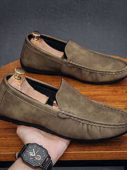 รองเท้าหนังผู้ชาย มีไซส์39-44 รองเท้าโลฟเฟอร์ชาย Slip-On Shoes มีขนาด39-44