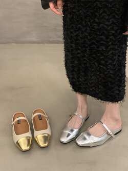 รองเท้าคัทชูผู้หญิงส้นเตี้ย ใส่สบาย มีขนาด35-43