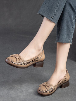 รองเท้าเท้าหนังวินเทจ 35 36 37 38 39 40