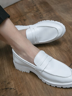 รองเท้าหนังผู้ชาย มีไซส์39-44 รองเท้าโลฟเฟอร์ชาย Slip-On Shoes มีขนาด39-44