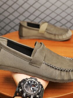 รองเท้าหนังผู้ชาย มีไซส์39-44 รองเท้าโลฟเฟอร์ชาย Slip-On Shoes มีขนาด39-44