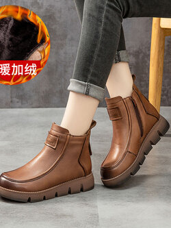 รองเท้าเท้าหนังวินเทจ 35 36 37 38 39 40