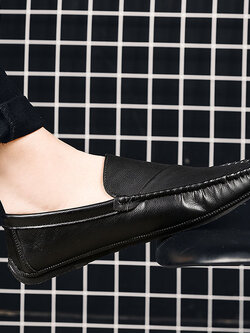 รองเท้าหนังผู้ชาย มีไซส์39-44 รองเท้าโลฟเฟอร์ชาย Slip-On Shoes มีขนาด39-44