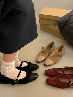 รองเท้าคัทชูผู้หญิงส้นเตี้ย ใส่สบาย มีขนาด35-40