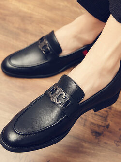 รองเท้าหนังผู้ชาย มีไซส์39-44 รองเท้าโลฟเฟอร์ชาย Slip-On Shoes มีขนาด39-44