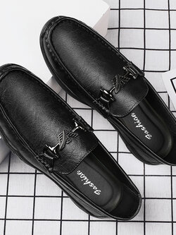 รองเท้าหนังผู้ชาย มีไซส์39-44 รองเท้าโลฟเฟอร์ชาย Slip-On Shoes มีขนาด39-44