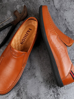 รองเท้าหนังผู้ชาย มีไซส์39-44 รองเท้าโลฟเฟอร์ชาย Slip-On Shoes มีขนาด39-44