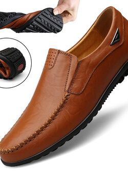 รองเท้าหนังผู้ชาย มีไซส์39-44 รองเท้าโลฟเฟอร์ชาย Slip-On Shoes มีขนาด39-44