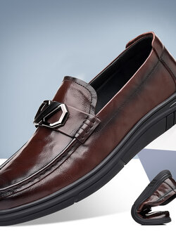 รองเท้าหนังผู้ชาย มีไซส์39-44 รองเท้าโลฟเฟอร์ชาย Slip-On Shoes มีขนาด39-44