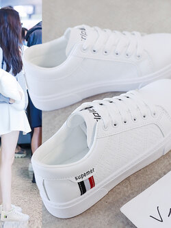 รองเท้าผ้าใบผู้หญิง ใส่สบาย รองเท้าผ้าใบใส่เที่ยวผู้หญิง มีSIZE 35 36 37 38 39 40