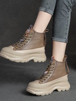 รองเท้าเท้าหนังวินเทจ 35 36 37 38 39 40