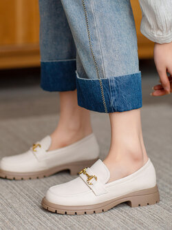 รองเท้าเท้าหนังวินเทจ 35 36 37 38 39 40