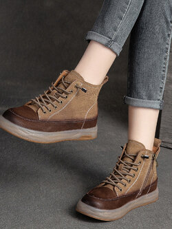 รองเท้าเท้าหนังวินเทจ 35 36 37 38 39 40