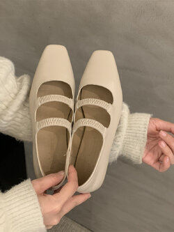 รองเท้าคัทชูผู้หญิงส้นเตี้ย ใส่สบาย มีขนาด35-43