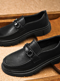 รองเท้าหนังผู้ชาย มีไซส์39-44 รองเท้าโลฟเฟอร์ชาย Slip-On Shoes มีขนาด39-44