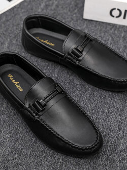 รองเท้าหนังผู้ชาย มีไซส์39-44 รองเท้าโลฟเฟอร์ชาย Slip-On Shoes มีขนาด39-44