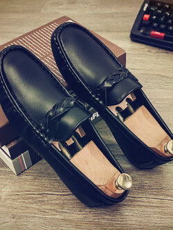 รองเท้าหนังผู้ชาย มีไซส์39-44 รองเท้าโลฟเฟอร์ชาย Slip-On Shoes มีขนาด39-44