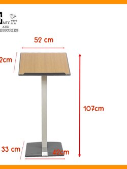 สแตนเมนูอาหารสำหรับวางหน้าร้าน รุ่น A37-D สูง 107 cm