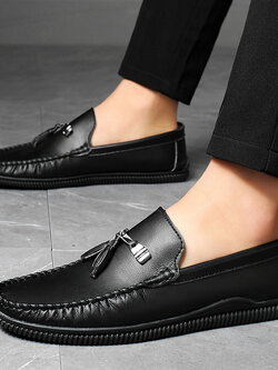 รองเท้าหนังผู้ชาย มีไซส์39-44 รองเท้าโลฟเฟอร์ชาย Slip-On Shoes มีขนาด39-44