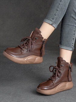 รองเท้าเท้าหนังวินเทจ 35 36 37 38 39 40