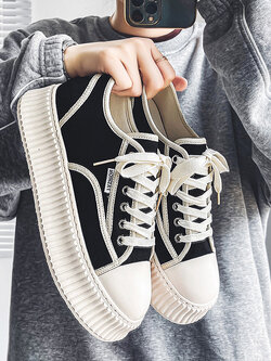 รองเท้าผ้าใบผู้ชายใส่สบาย รองเท้าผ้าใบชาย ใส่เที่ยว มีขนาด39-44