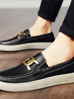 รองเท้าหนังผู้ชาย มีไซส์39-44 รองเท้าโลฟเฟอร์ชาย Slip-On Shoes มีขนาด39-44