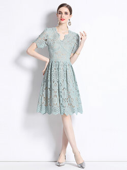 ชุดเดรสยาวสวยๆ ชุดเดรสยาวใส่สบาย ใส่ทำงาน มีขนาดS M L XL 2XL