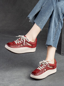 รองเท้าเท้าหนังวินเทจ 35 36 37 38 39 40