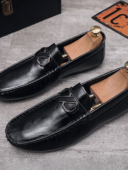 รองเท้าหนังผู้ชาย มีไซส์39-44 รองเท้าโลฟเฟอร์ชาย Slip-On Shoes มีขนาด39-44