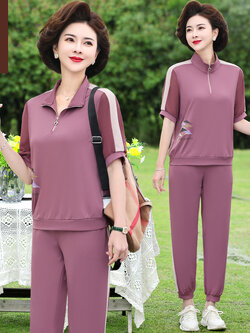 เสื้อผ้าผู้สูงอายุหญิง แฟชั่น เสื้อผ้าผู้หญิงวัย 60 มีขนาด XL-4XL