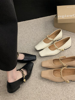 รองเท้าคัทชูผู้หญิงส้นเตี้ย ใส่สบาย มีขนาด35-43