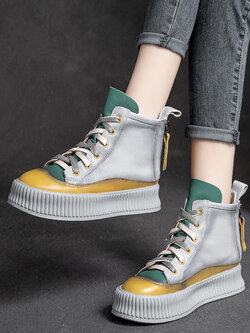 รองเท้าเท้าหนังวินเทจ 35 36 37 38 39 40