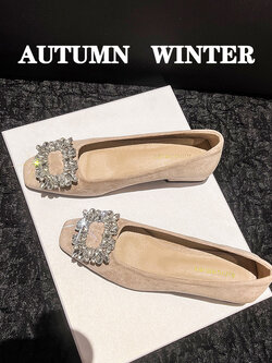 รองเท้าคัทชูผู้หญิงส้นเตี้ย ใส่สบาย มีขนาด35-43