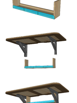 รางเก็บสายไฟไม้สน