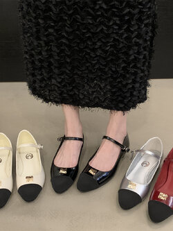 รองเท้าคัทชูผู้หญิงส้นเตี้ย ใส่สบาย มีขนาด35-43