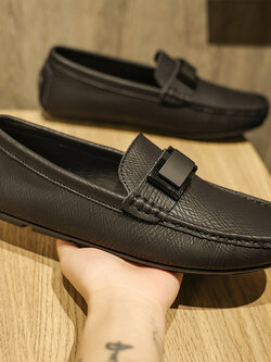 รองเท้าหนังผู้ชาย มีไซส์39-44 รองเท้าโลฟเฟอร์ชาย Slip-On Shoes มีขนาด39-44