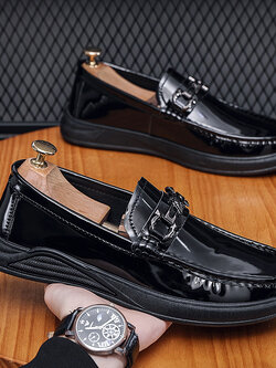 รองเท้าหนังผู้ชาย มีไซส์39-44 รองเท้าโลฟเฟอร์ชาย Slip-On Shoes มีขนาด39-44