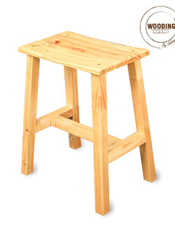 เก้าอี้ไม้สตูลทรงAสูง