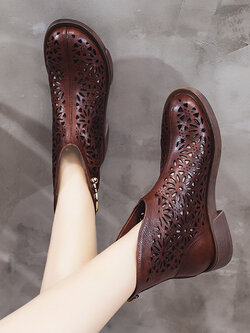 รองเท้าเท้าหนังวินเทจ 35 36 37 38 39 40